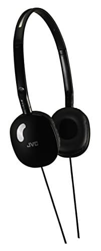 Image of JVC HA-S160-B-E FLATS Lightweight Headphones - Black