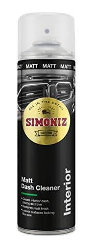 Image of Simoniz Matt Dashboard Cleaner, Professional Car Interior Cleaner Spray With Anti-Static Formula, Essential Car-Cleaning Products To Restore Car Interior, Reduce Dirt & Dust, Fresh Fragrance, 500ml