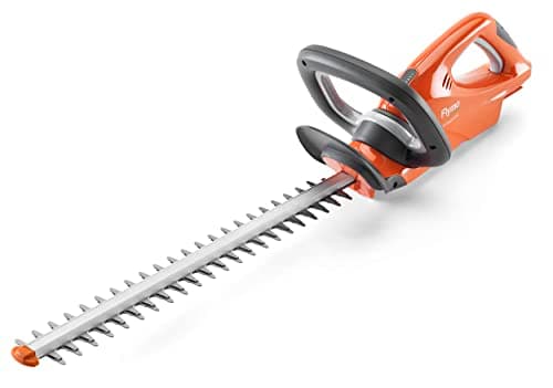 Image of Flymo 18V EasiCut 450 Cordless Hedge Trimmer – Without Battery, 45cm cutting width, 16mm blade gap, lightweight and balanced, 270° wrap around handle, POWER FOR ALL Alliance