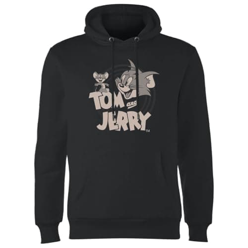 Image of Zavvi Tom & Jerry Circle Hoodie - Black M