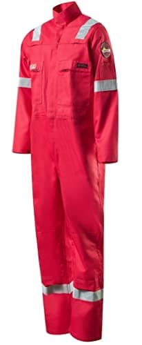 Image of Roots Welders Overalls, Flame Resistant Flambuster Classic Mens Boilersuit Overalls - Red 44