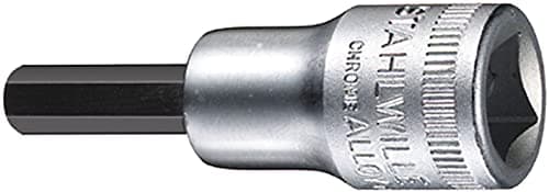 Image of Stahlwille STW498 3/8-Inch Drive 8 mm In-Hex Socket - Silver