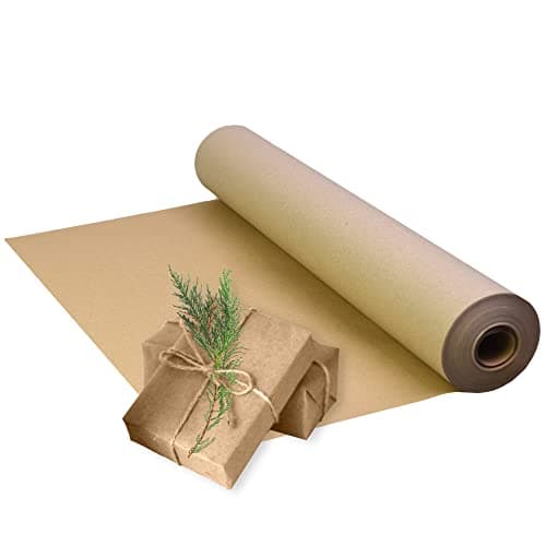 Image of Triplast Brown ECO Kraft Paper (400mm x 30m) - Eco-Conscious & Recyclable - Multipurpose Wrapping Paper Roll with a Premium & Rustic Finish - Ideal for Gift Wrapping, Parcel Packing, Arts & Craft