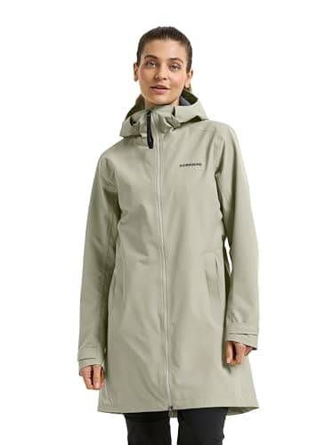 Image of Didriksons - Jane Parka - Women's Waterproof Lightweight Rain Coat - Green