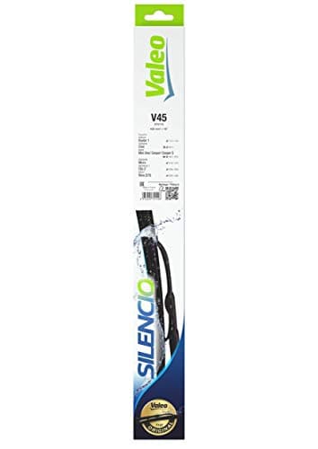 Image of VALEO Silencio Wiper - V45 - All-Seasons Durable and Resistant Windshield Conventional Wiper Blade 450mm - 1 Wiper Blade - 574112