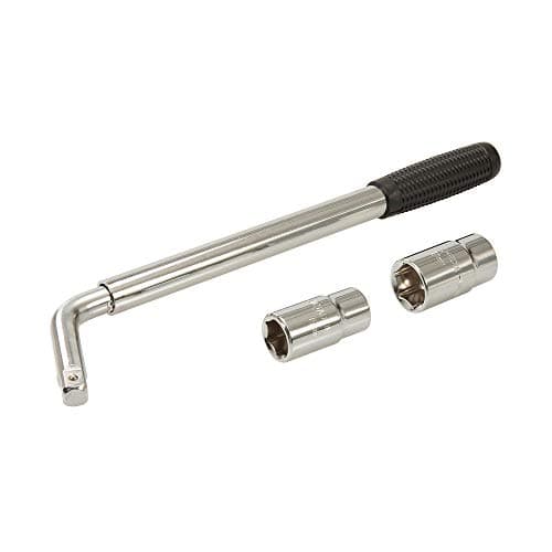 Image of Silverline Telescopic Wheel Brace 1/2" 17, 19, 21 & 23mm (491372), Silver