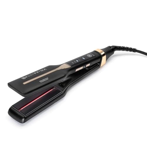 Image of Bellissima Absolute 4XL Hair Straightener - Ceramic Plating with Keratin, Infrared & Ionic Technology for Smooth Glide, 170°C-200°C Adjustable Temperatures, Ideal for Long, Thick, Curly Hair Type