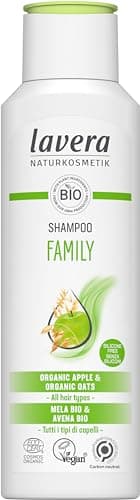 Image of lavera Shampoo Family - Without Silicone - Gentle Cleansing & Freshness - Vegan - Natural Cosmetics - 250 ml