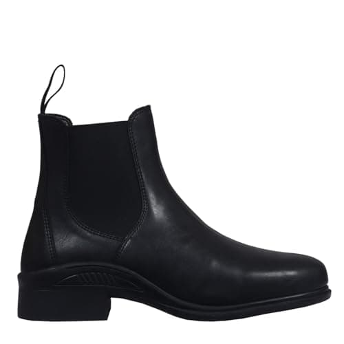 Image of Requisite Kane Mens Pull On Boots Jodhpur Black 8 UK