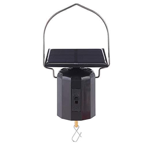 Image of Joyzan Solar Wind Spinner Motor, Solar Powered Hanging Rotate Motor Ornament with Hook Quiet Smooth Rotating for Patio Outdoor Garden Lawn Entryway Creates a Gentle Relaxing Ambiance Living Area