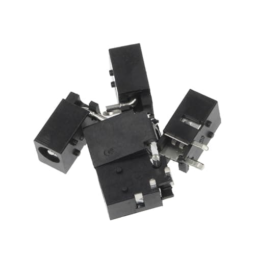 Image of HSMXNEONJB 10Pcs DC-023 4.0mm x 1.7mm Black DC Power Jack Socket Connector DC023 4.0 * 1.7mm 4.0x1.7 1.7mm needle DC Female Jack