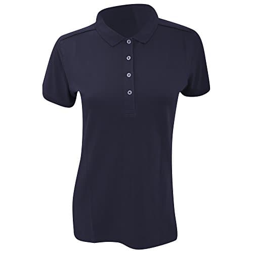 Image of Russell Womens/Ladies Stretch Short Sleeve Polo Shirt (M) (French Navy)