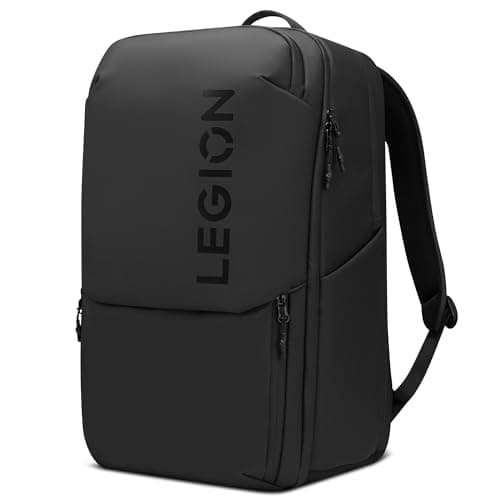Image of Lenovo - Legion Gaming Backpack 17" GB800 (Water Resistant, Capacity Up to 21 Litres, 180° Opening, Pockets for Computer, Tablet, Water Bottles, Ergonomic Straps) - Black