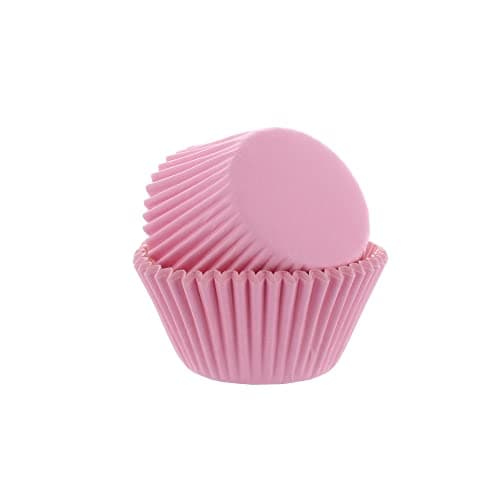 Image of Culpitt Select Pink Baking Cases, Greaseproof Paper Baking Cups, 50mm Cupcake Cases - Pack of 50