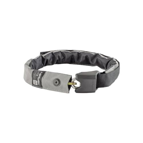 Image of Hiplok LITE Wearable Bike Chain with Lock - Supebright (Hi-Vis/High Visibility). Light 1Kg. 75cm x 6cm with 8mm Shackle. Chain for Bicycle Lock