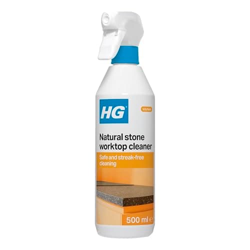 Image of HG Natural Stone Worktop Cleaner | Cleans Marble, Granite & Countertops | 500ml