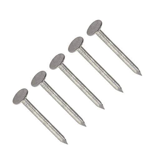 Image of TERF® 40mm X 3.35mm Galvanised Clout Nails 40mm (1.5 inch) X 3.35mm Large Head Clout Nails for Roofing DIY and Crafts Home Decor Woodwork Furniture and Construction - Pack of 100