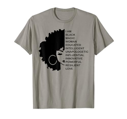Image of I Am Black Woman - Black History Month African American T-Shirt