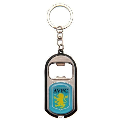 Image of Aston Villa F.C. Key Ring Torch Bottle Opener Official Merchandise