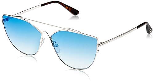 Image of Tom Ford Women’s Ft0563-18X-Silber Sunglasses, Silver (Silber), 64