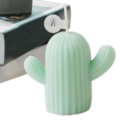 Image of Cactus Scented Candles for Women, Christmas Candles - Cactus Shaped Scented Candles for Women, Scented Candles for Aromatherapy Relaxation at Home