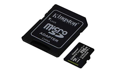 Image of Kingston 256GB micSDXC Canvas Select Plus 100R A1 C10 Card+ADP (SDCS2/256GBCR)