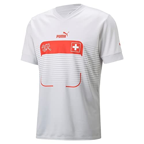 Image of PUMA 2022-2023 Switzerland Away Football Soccer T-Shirt