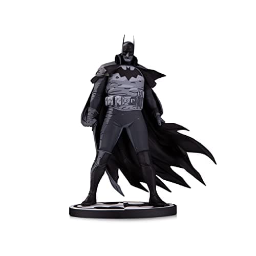 Image of McFarlane Toys, Limited Edition 1:10 scale DC Batman Black and White Line Collectible Resin Statue, Mike Magnolia Design, DC Multiverse Collectors Statue - Ages 12+