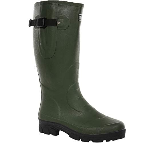 Image of Regatta Mens Rivington Water Resistant Wellies - Deep Green - 9 UK