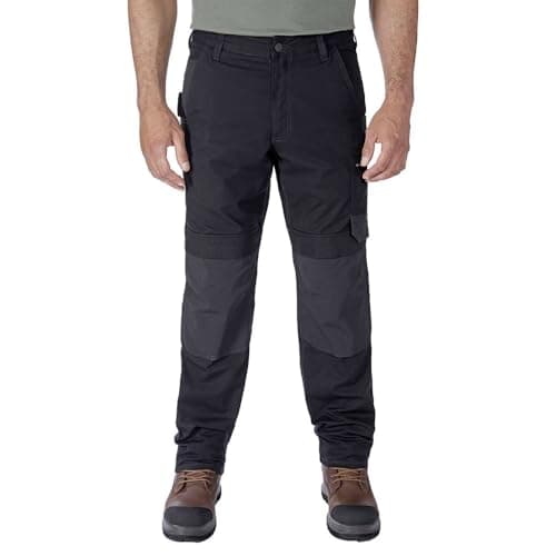 Image of Carhartt Men Work Pants Steels Utility Multi-Pocket, Color:Black, Size:W32/L30