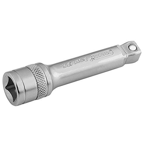Image of Draper 16743 3/8-Inch Square Drive Satin Chrome 75 mm Wobble Extension Bar, Blue