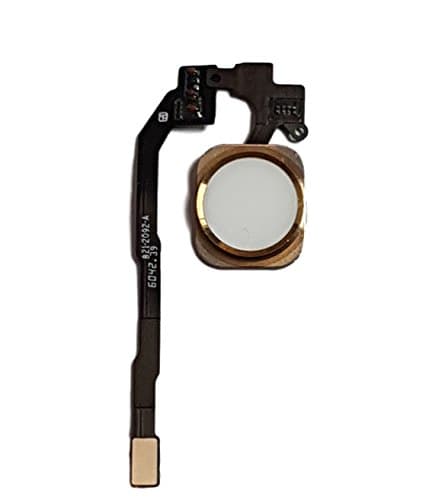 Image of Smartex Homebutton Flex Cable compatible with iPhone 5S – Gold Home Button