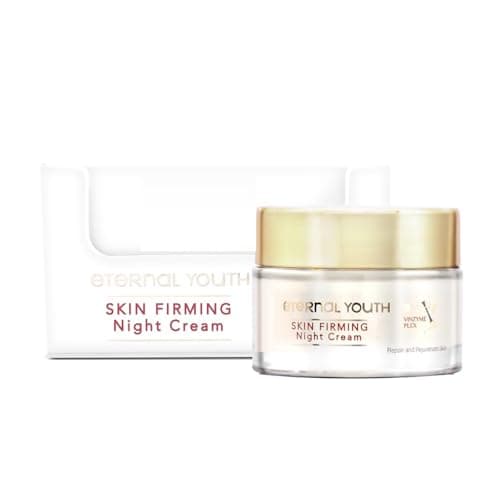 Image of Eternal Youth Night Cream – 50g | Skin Firming & Repair Night Cream with Vinzyme Plex, Niacinamide & Vitamin E | Minimizes Signs of Ageing | Tightens & Rejuvenates Skin Overnight