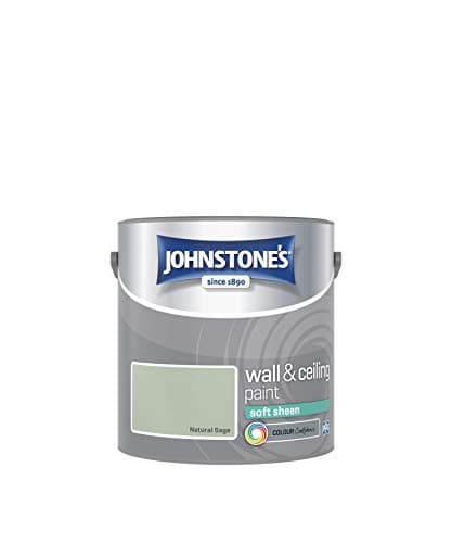 Image of Johnstone's Wall and Ceiling Soft Sheen Emulsion Paint - Natural Sage 2.5L