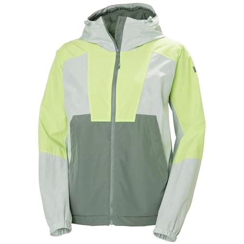 Image of Helly Hansen Womens W Rig Rain Jacket, Grey Cactus, XS