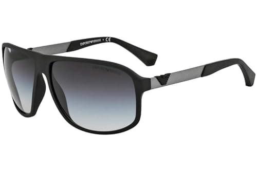 Image of Emporio Armani EA 4029 64 50638G Earmani 4001 Rectangular Sunglasses 56, Black 50638G