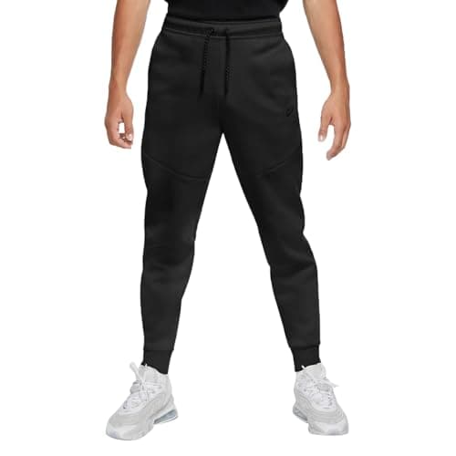 Image of Nike CU4495 M NSW TCH FLC JGGR Pants Mens Black/(Black) L-T
