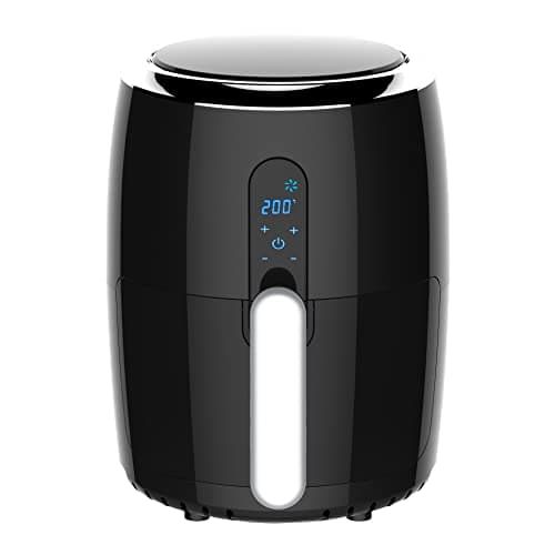 Image of Leisurewize - Low Wattage 1.7L Air Fryer With Digital Display | 1000W | Rapid Air Circulation | Multi-Functional | Adjustable Temperature Controls | Black | (LW676)