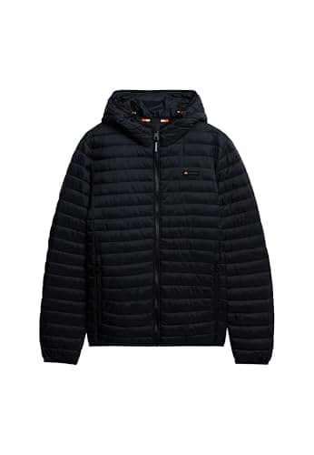 Image of Superdry Hooded Fuji Lite Jacket (UK, Alpha, M, Regular, Regular, Jet Black)