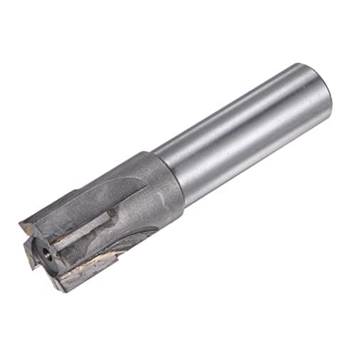 Image of sourcing map Square Nose End Mill, 25mm Cutting Dia Tungsten Carbide Tip 4 Straight Flutes Milling Cutter with 20mm Straight Shank