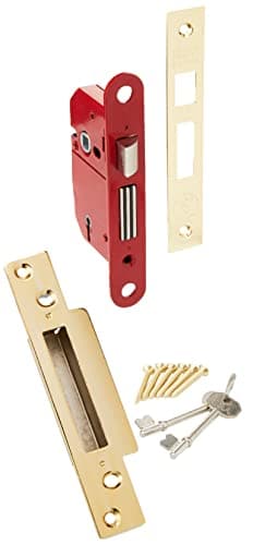 Image of ERA Fortress BS 3621 2.5-inch/ 64mm 5 Lever Maximum Security Mortice Sashlock - Brass Effect