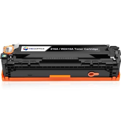 Image of MEGOFFICE 216A Black Toner Cartridge with Chip Compatible with HP 216A W2410A W2411A W2412A W2413A for Color LaserJet Pro MFP M183fw M182nw M182n M155a M155nw