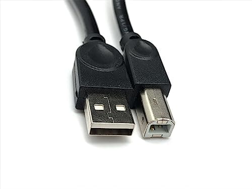Image of T-ProTek USB Printer Cable Scanner Connector Compatible with Brother RJ-2055WB, RJ-4040