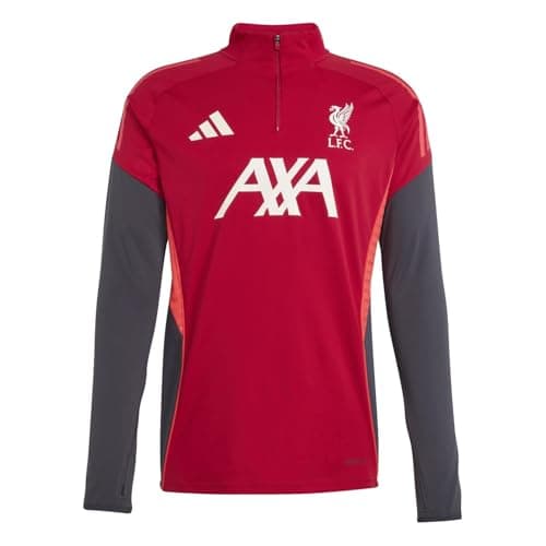 Image of adidas Mens Liverpool Training Top Red/White XL