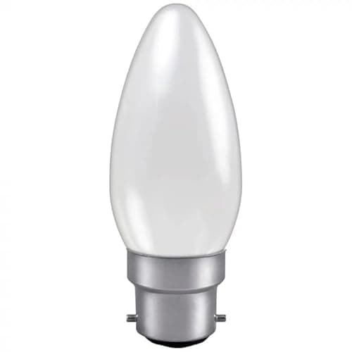 Image of 10 Pack 40w Opal Candle BC B22 Bayonet Cap Light Bulbs
