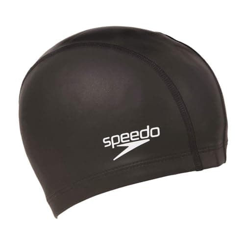 Image of Speedo Unisex Long Hair Cap | Swim Cap | Snag Free | Easy-On, Black, One Size