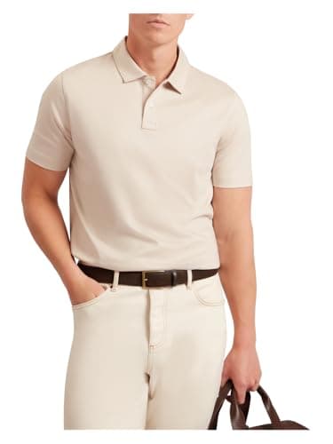Image of Ted Baker London SS Regular Soft Touch Polo, LT-Grey, M