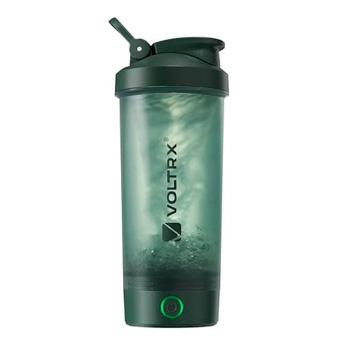 Image of VOLTRX Protein Shaker Bottle, Titanus USB C Rechargeable Electric Protein Shake Mixer, Shaker Cups for Protein Shakes and Meal Replacement Shakes, BPA Free, 24oz