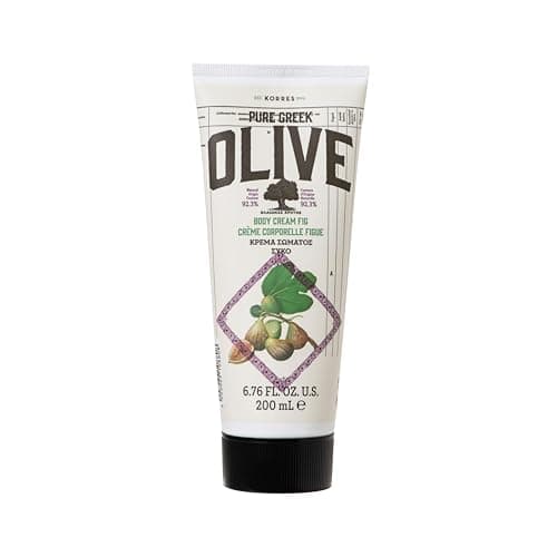 Image of KORRES Olive Fig Moisturising Body Milk for Smooth Skin with Extra Virgin Olive Oil with Fresh Fig Fragrance Vegan 200ml