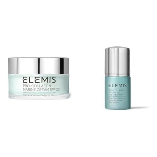 Image of ELEMIS Pro-Collagen Marine Cream SPF30 50ml & Pro-Collagen Advanced Eye Treatment 15ml Anti-Ageing Duo